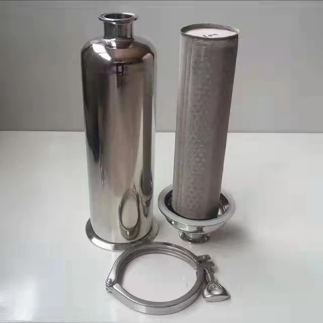 10Inch Sanitary Inline Strainer Fit 38/51mm Pipe Tri Clamp SS304 Stainless Steel Wine Wort Filter Ferrule Body 102mm