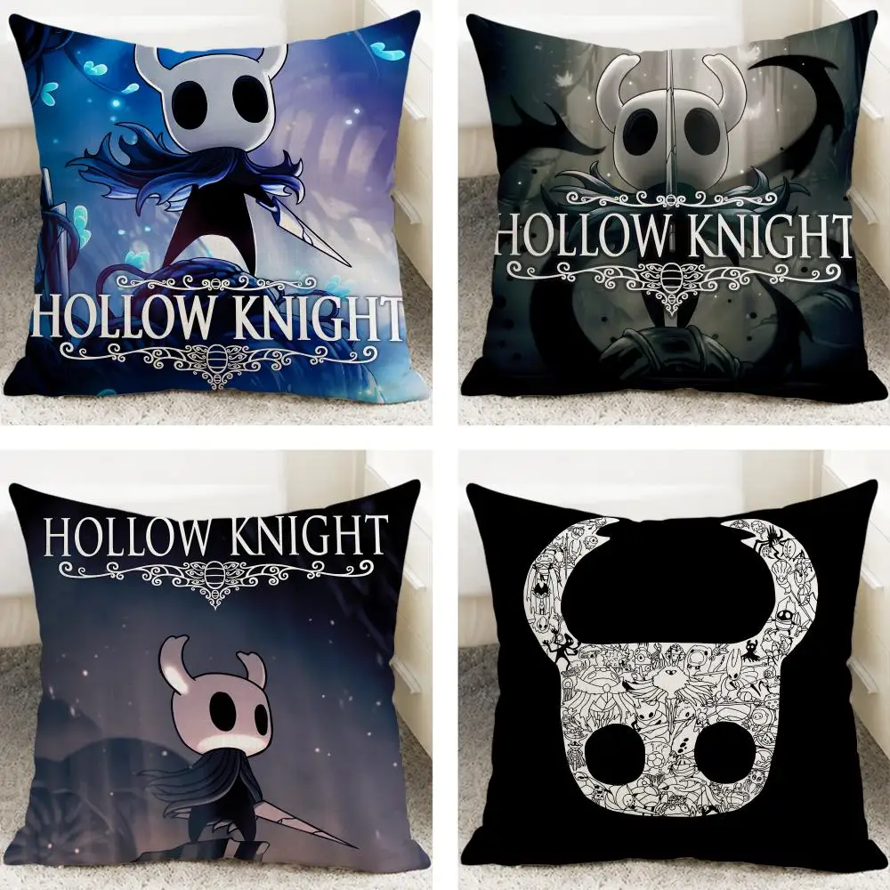 Game Hollow Knight Cushion Cover Cushion Covers Natural Linen Breathable Sofa Bedroom Decor Pillowcase