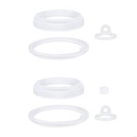 W91B 3/4pcs Silicone Sealing Gasket for Thermoflask Replacement Water Bottle Cup Part