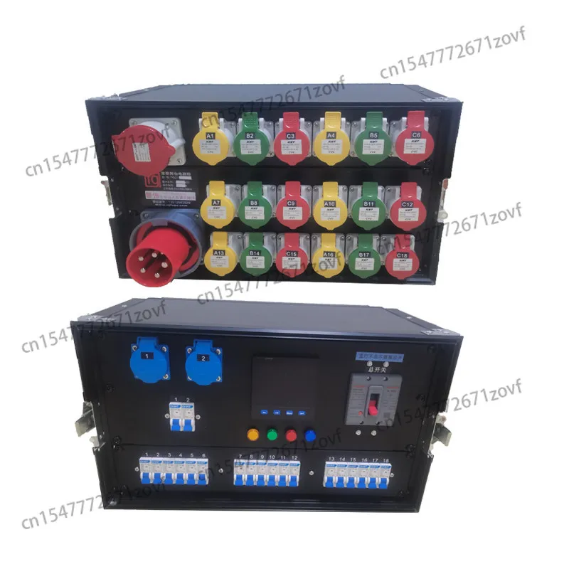 

Power box 18-way small distribution cabinet lighting and audio large screen rental through socket controller