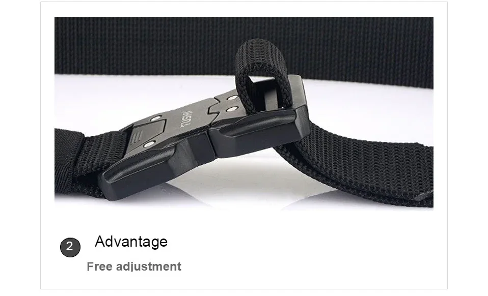 Quick Release Pluggable Metal Buckle Canvas Tactical Belt For Drilled Tough Nylon Belt For Men Durable Webbing Belts Training