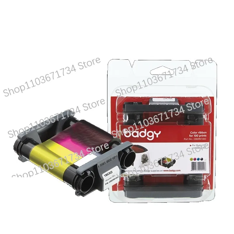 

BADGY100 Card Printer Color Ribbon CBGR0500K Black Belt CBGR0100C Color Belt BADGY200 Color Ribbon Original