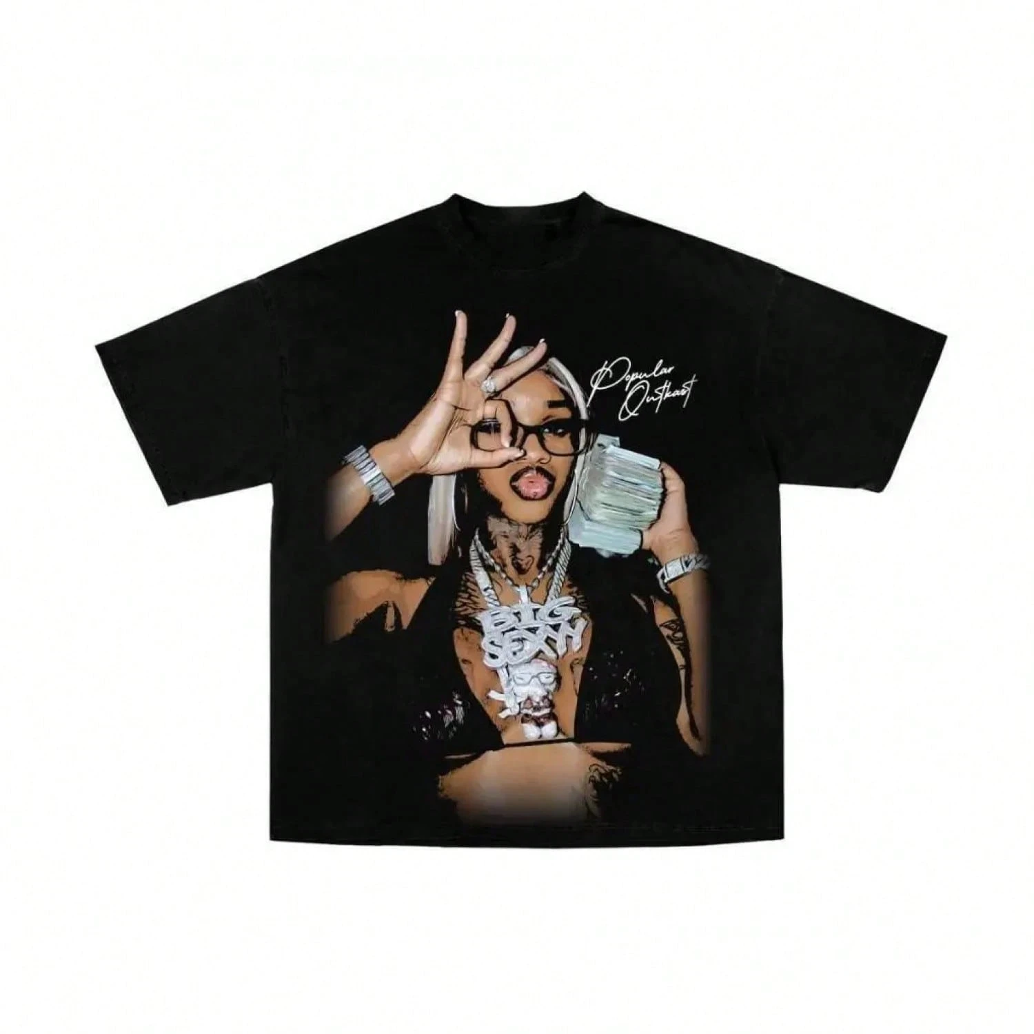 Y2K الهيب هوب ملابس للرجال تي شيرت المتضخم Harajuku القطن القوطي تي شيرت ريترو الرجال للرجال والنساء