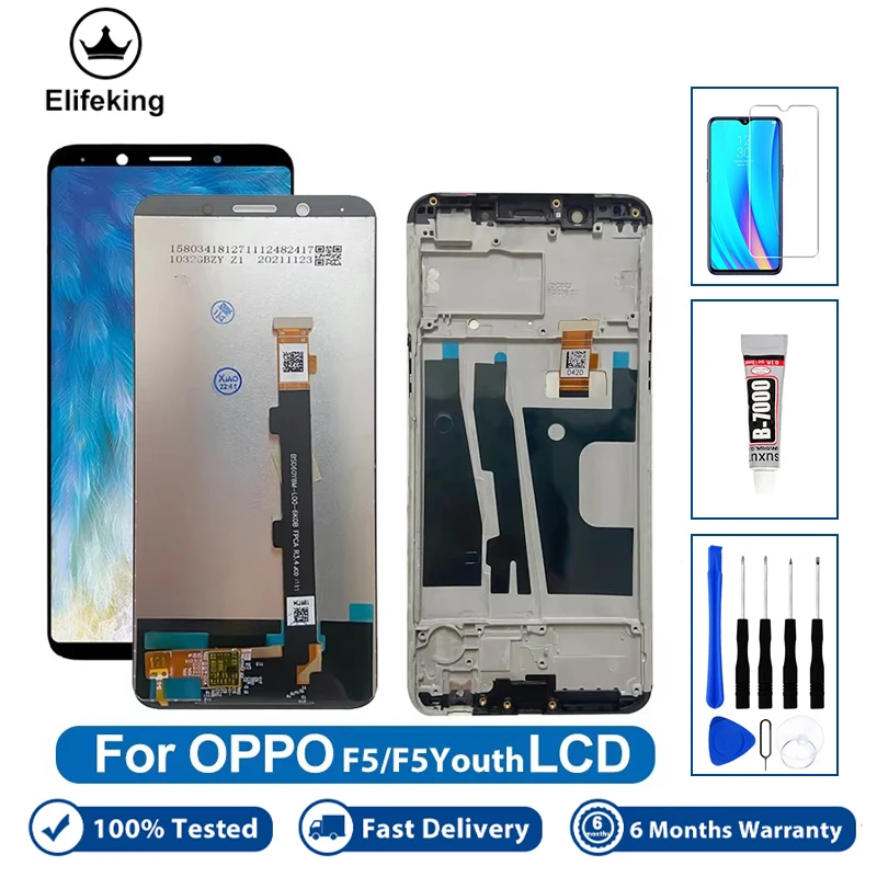 การรีวิวและแนะนำหน้าจอ LCD สำหรับ OPPO F5 Youth รุ่น CPH1723