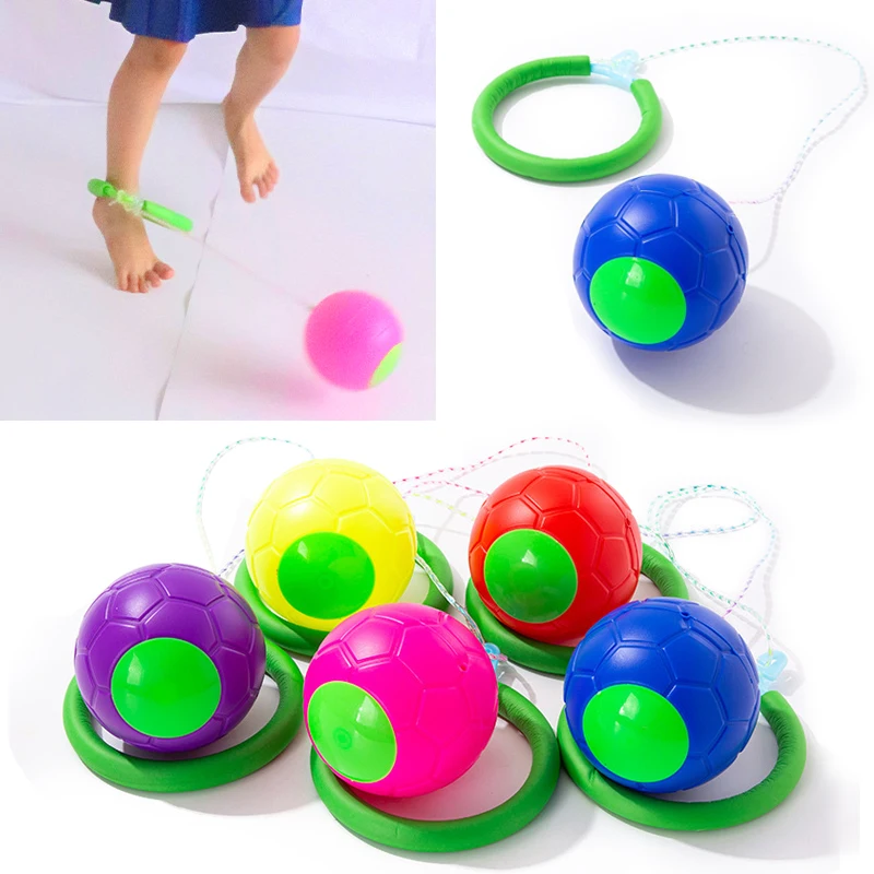 1 PCS Skip Ball Outdoor Fun Toy Ball Klasyczna zabawka do skakania Ćwiczenia koordynacji i równowagi Hop Jump Plac zabaw Zabawka Piłka