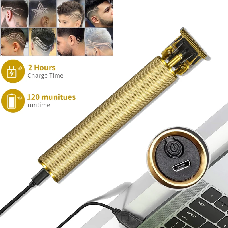 Men's Vintage Hair Clipper T9 Professional Portable Electric BarberHair Cutting Machine Boyfriend Gift/Hair Clipper Accessories