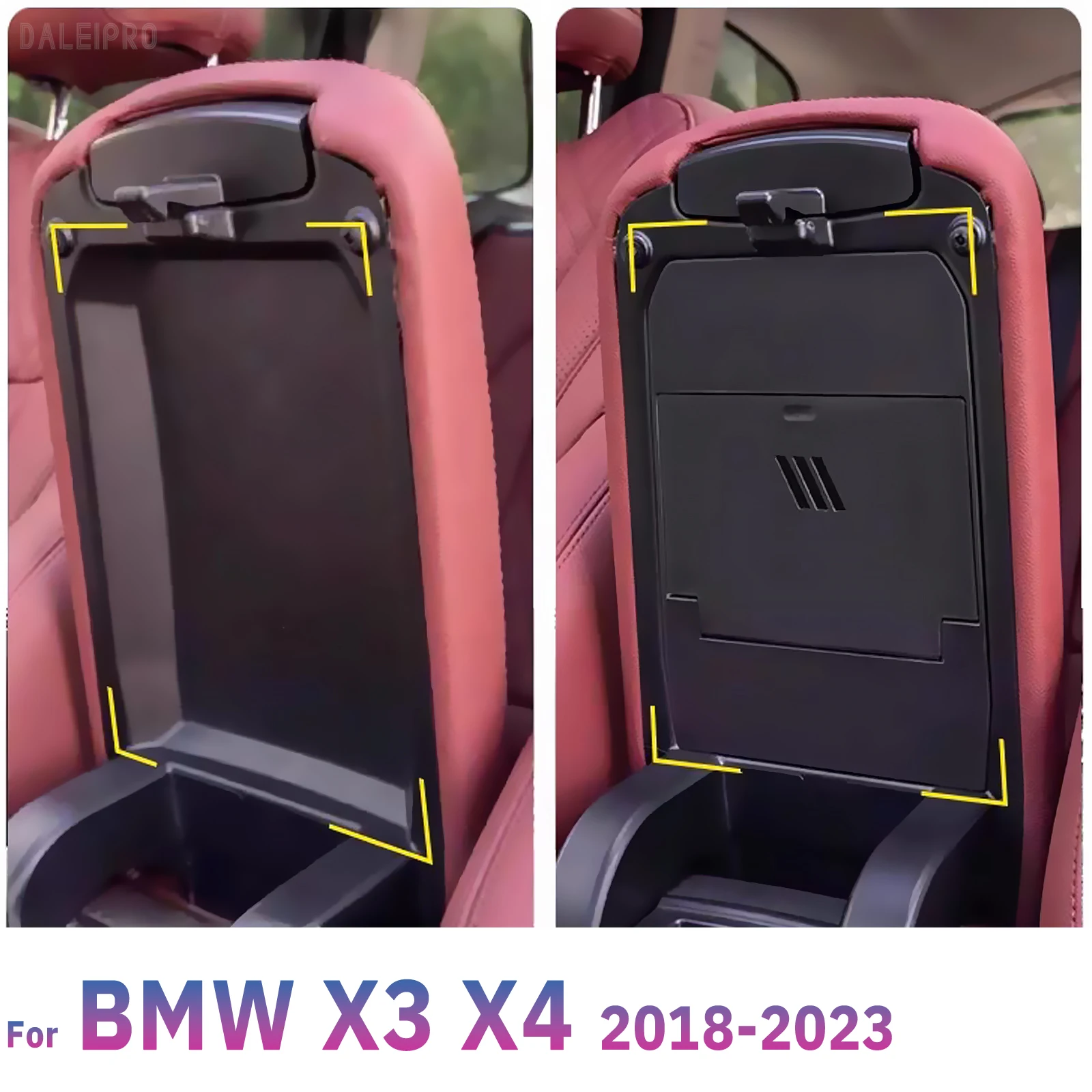 Für BMW X3 G01 X4 G02 2018 2019 2020 2021 2022 2023 Privatsphäre Artikel Lagerung Box Armlehne Versteckte Lagerung Box Organizer X3 Zubehör – Detail 2