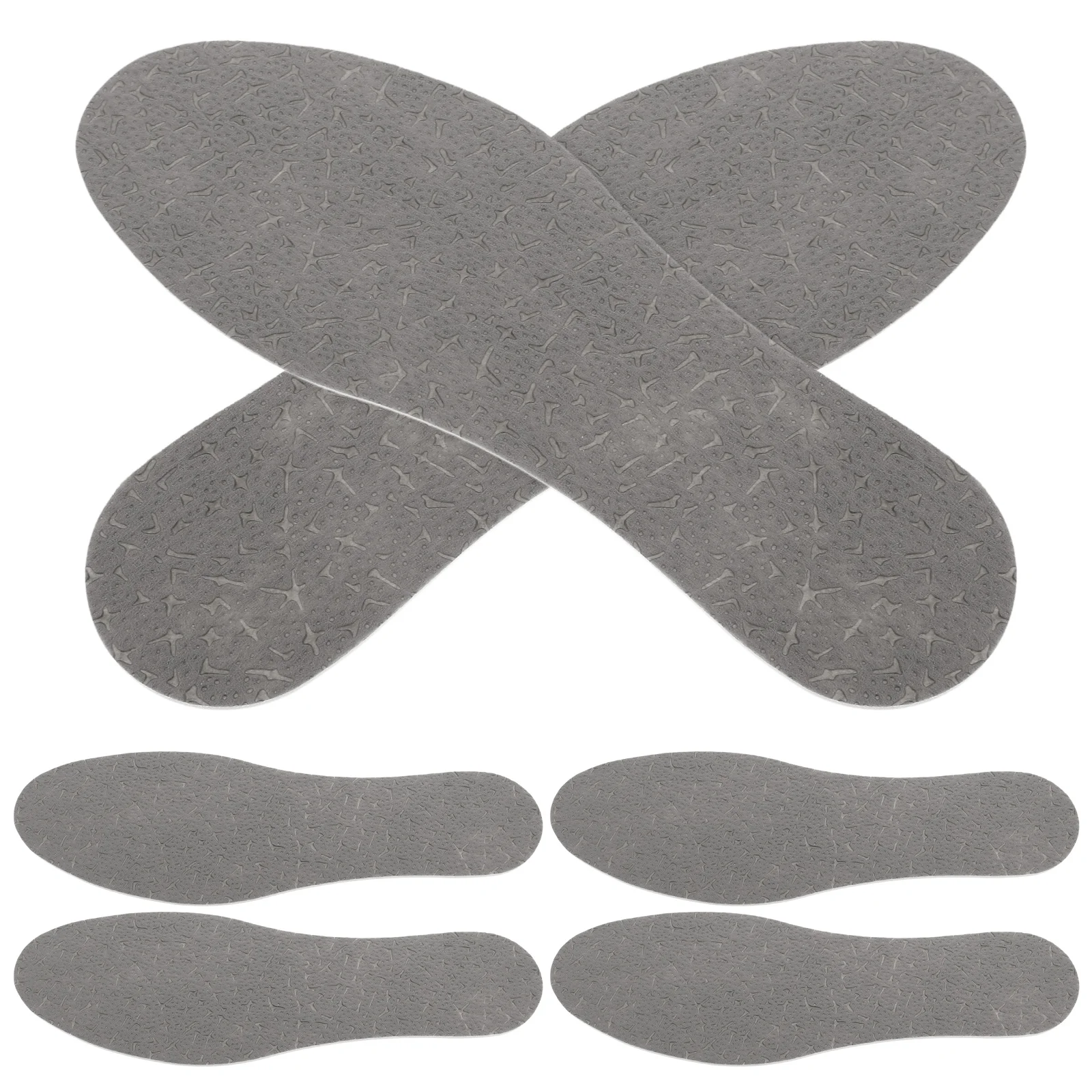 

3 Pairs Sweat-absorbing Breathable Insoles Latex Non-woven Fabric Shoe Soles Soft Inserts Shock Absorption Spring Summer Travel