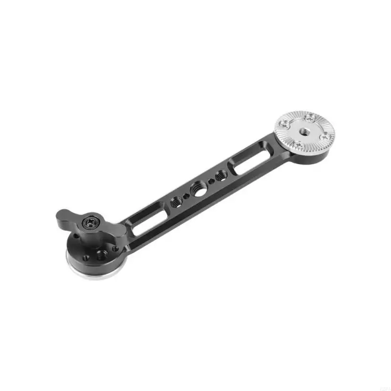 

3HT Universal M6 Aluminum Alloy Rosette Extension Arm For Photography With 1/4 And 3/8 Threaded Holes Durability Camera Gear