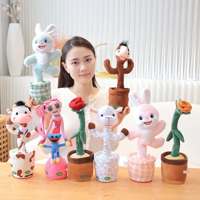 

Creative Fun Talking Dancing Small Animal Battery Operated Toy Swing Animal Singing Dancing Recordable Toy Doll Birthday Gifts