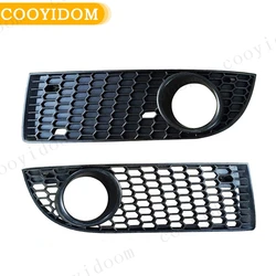 Car Front Bumper Fog Light Grill Fog Light Open Vent Grille Intake Cover For VW Jetta MK6 2008 2009-2013 Honeycomb Mesh Style