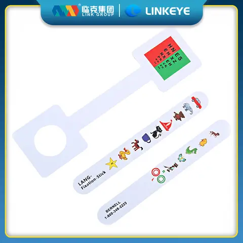Children's Red/Green Fixation Stick Anti-Suppression Check Vision Training Tool for Kids Eye Examination & Visual Therapy