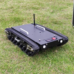 20KG heavy-duty tracked smart car chassis kit metal tracked SMT32 tank car tracked chassis