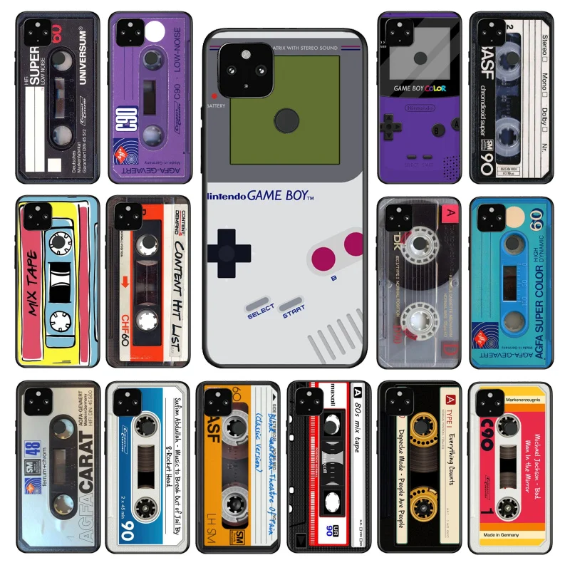 

Cassette Tape Retro Game Boy Phone Case for Google Pixel 9 Pro XL 8 7 6 Pro Pixel 8A 7A 6A 4A 3A 3XL Pixel 8 7 6 5 4