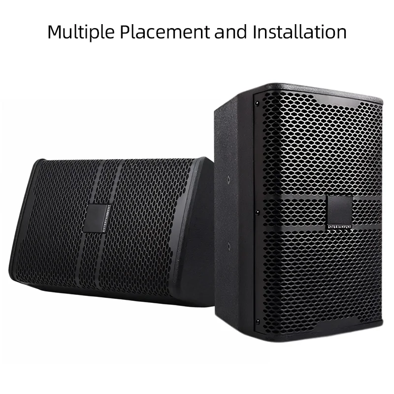 8 Inch Full Range Passive Speaker 120W DJ Speaker Wall Mounted Loudspeaker 8ohm Sound Box Sound Systemfor  Karaoke Home KTV Use