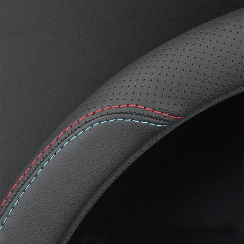 nappa leather car steering wheel cover for bestune M9 b70s t99 t90 t77 t55 t33 e01 nat pony b30 b50 b90 x40 x80 interior protect