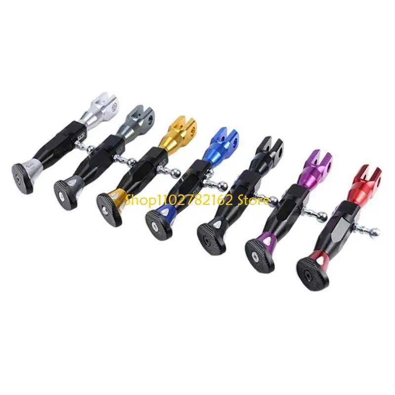 

547B High Strength Aluminum Adjustable Motorcycle Kickstand Stand for Enhanced Stability During Commutes and Long Rides