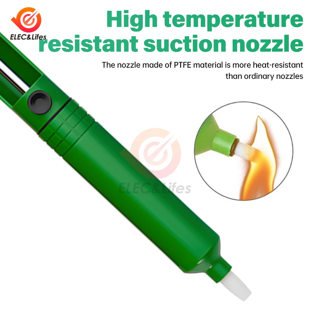 Plastica Potente Pompa Dissaldatrice Aspirazione Stagno Saldatore Sottovuoto Dissaldatore Pistola Saldatura Ventosa Penna Rimozione Strumenti di Saldatura A Mano