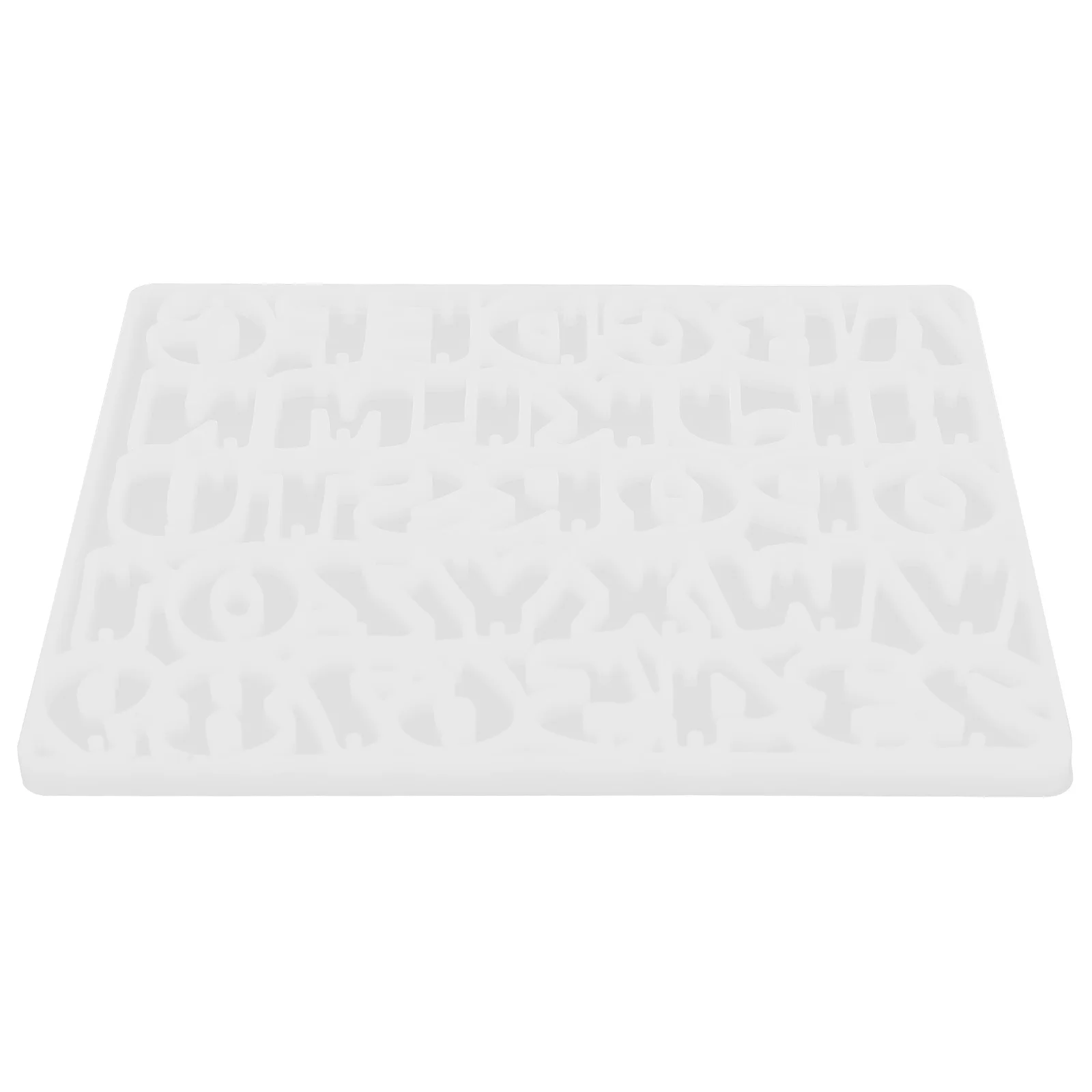 قالب سيليكون للحروف الأبجدية والأرقام، قالب إيبوكسي مرن قابل لإعادة الاستخدام لصنع المجوهرات والأقراط المعلقة المصنوعة يدويًا #1