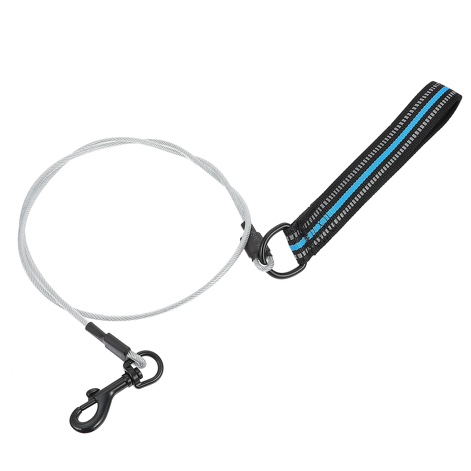 

Anti-Bite Steel Wire Leash 1.2M Heavy Duty Dog Training Rope 80Kg Load Capacity Lightweight Portable Pet Walking Lead Outdoor