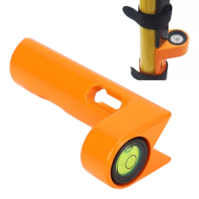Pole Bubble Level Tower Ruler Level Tower Ruler Rod Level Aluminum Alloy Right Angle 90 Degree Pole Bubble Level for Surveying