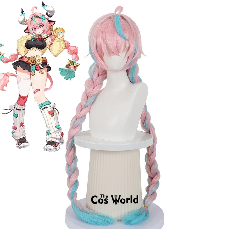 

Genshin Varesa длиной 120 см, игры на Хэллоуин, парики для косплея, синтетические волосы + шапочка для парика