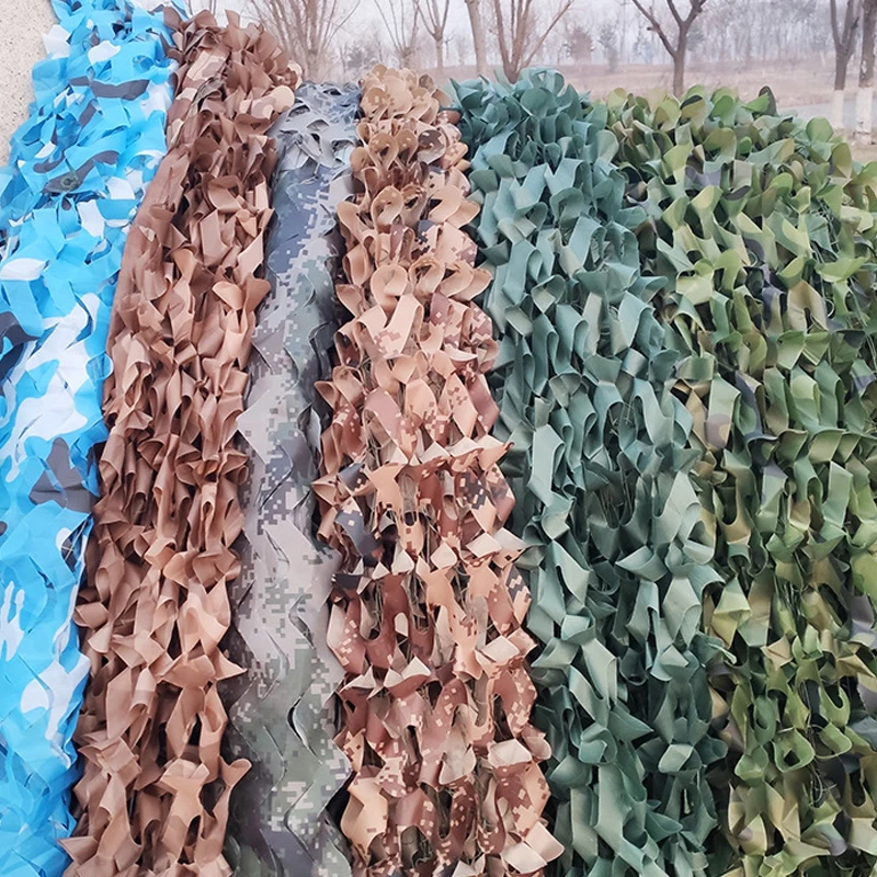 Camouflage Nets Military Army Training Tent Shade Outdoor Camping Hunting Shelter Hide Netting Car Covers Garden Bar Decoration