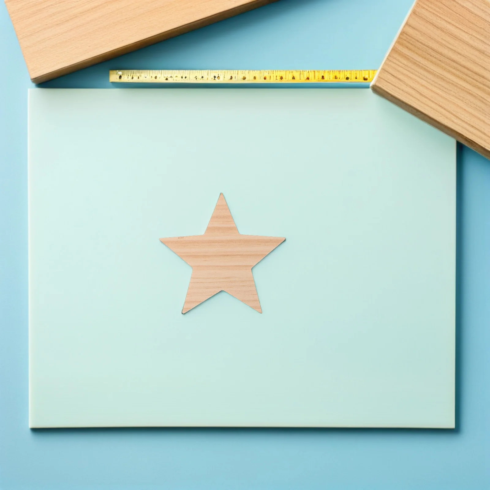 

12Pcs Unfinished Wood Star Cutouts Natural Wooden Stars for DIY Ornament Crafts Christmas Tree Hanging Decoration Craft Supplies