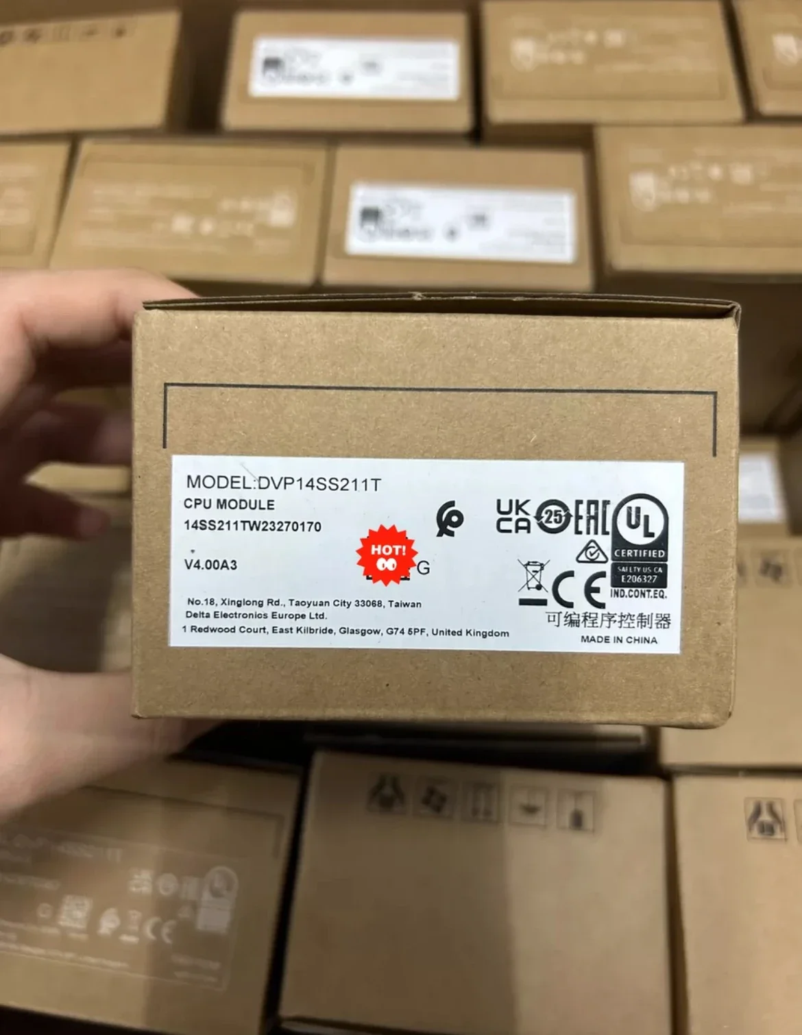 Controlador programable Delta PLC DVP14SS211R DVP14SS211T