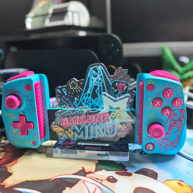 X5s Bluetooth Wireless Stretch Game Controller Hatsune Miku Thanks Day Limited Edition Hall Effect Joystick For Ios Switch