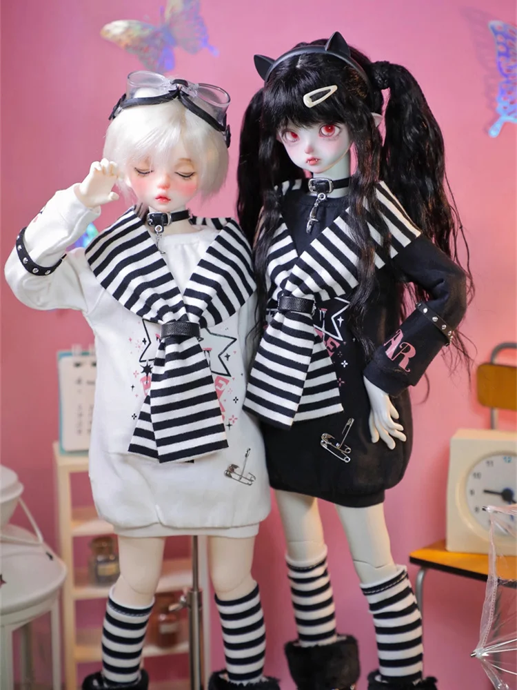 Nieuwe Collectie Bjd Pop Kleding Voor 1/4 Pop Accessoires Msd Dd Trui Sokken Sjaal Pop Dress Up Cadeau Diy Kleding (Geen Pop)