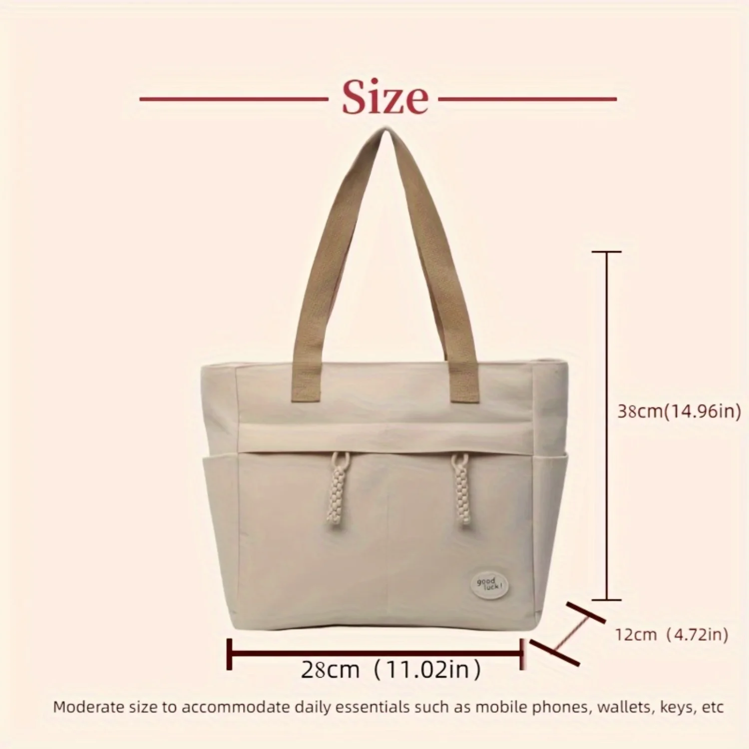retro fashion handbag, fashionable handbag, shoulder bag, commuting women's casual bag, casual versatile for daily use, leisure