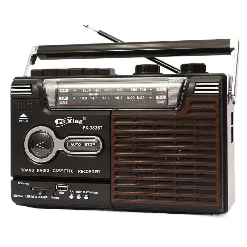 ポータブルヴィンテージレトロ USB AM/FM/SW マルチバンドラジオ