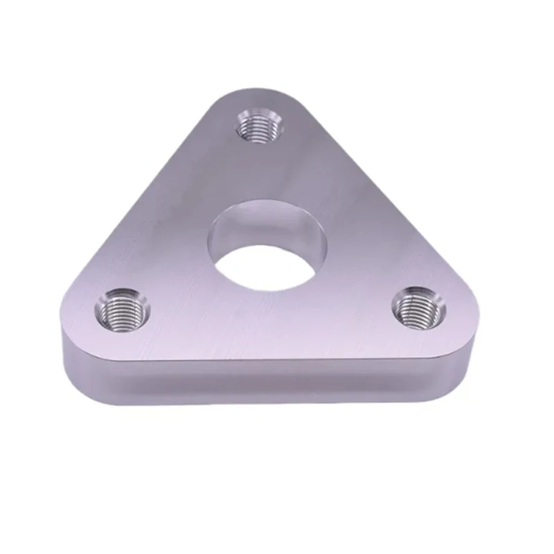 Custom High Precision CNC Machined Aluminum Triangle Flange Cnc Milling Machining Part