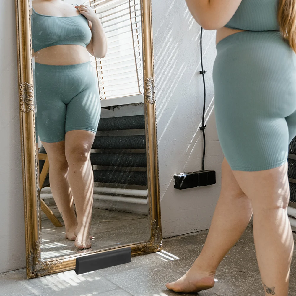 Full Length Mirrors Solid Wood Light Base Simple Support Frame Picture Fixed Pad Modern Non-slip