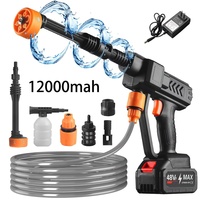 DWiusty Cordless Electric High Pressure Washer 6in1 Multi-function Car Washing Garden Water Spray Washing MachineLithium Battery