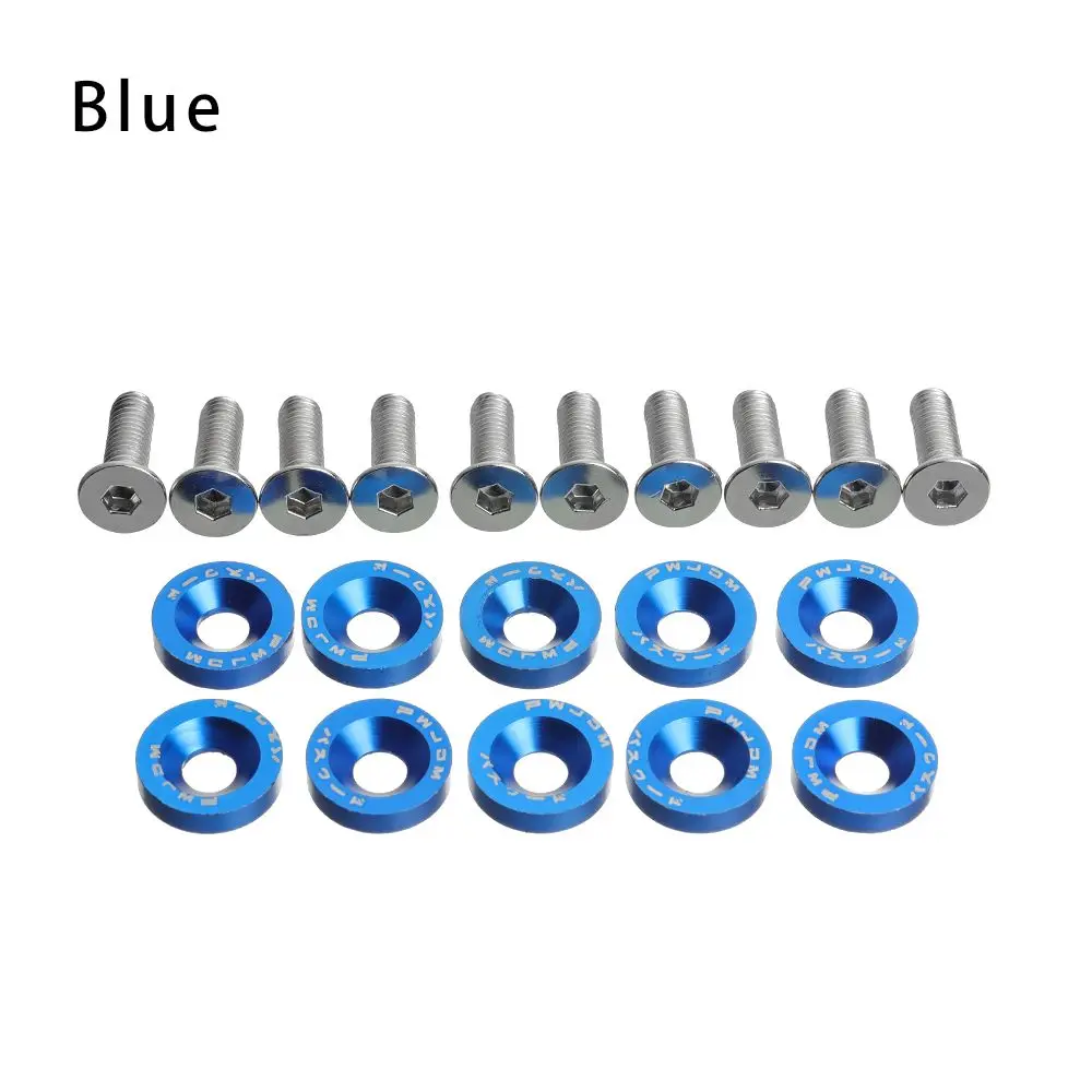 10 Stück 9 Farben Ultra Zero Thunder Eagel Roller-Befestigungselemente Schrauben Lenkerschrauben Auto dekorative Schrauben Schraubenscheiben
