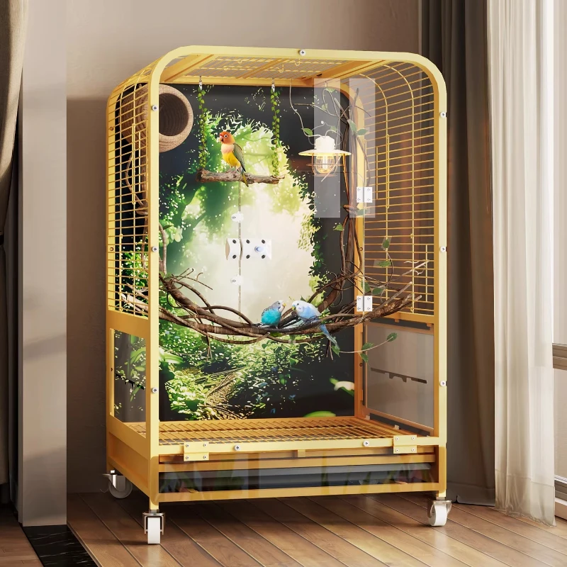 

Accessories Bird Cages Parrot Large Things Cockatiel Aviary Bird Cages Lovebird Quail Pigeon Jaula Para Canarios Bird Supplies