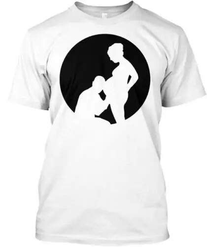 Pregnant T-Shirt Made in the USA Size S to 5XL