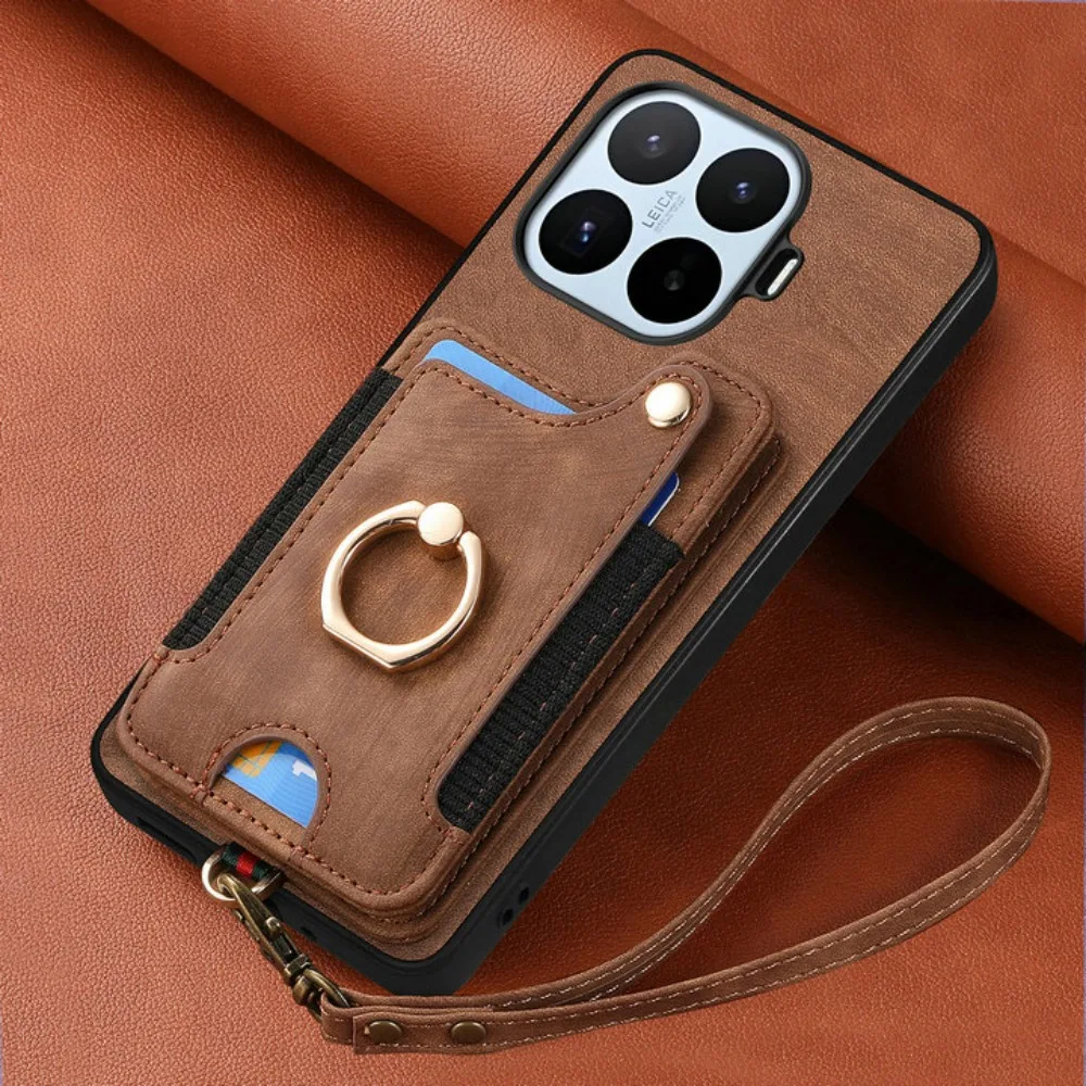 

For Xiaomi 17T 15T 14T 13T 11T Pro 5G RFID Leather Wallet Case For Xiaomi 17 Ultra Magnet Back Cover Mi 11 Lite 17 Pro Max Funda