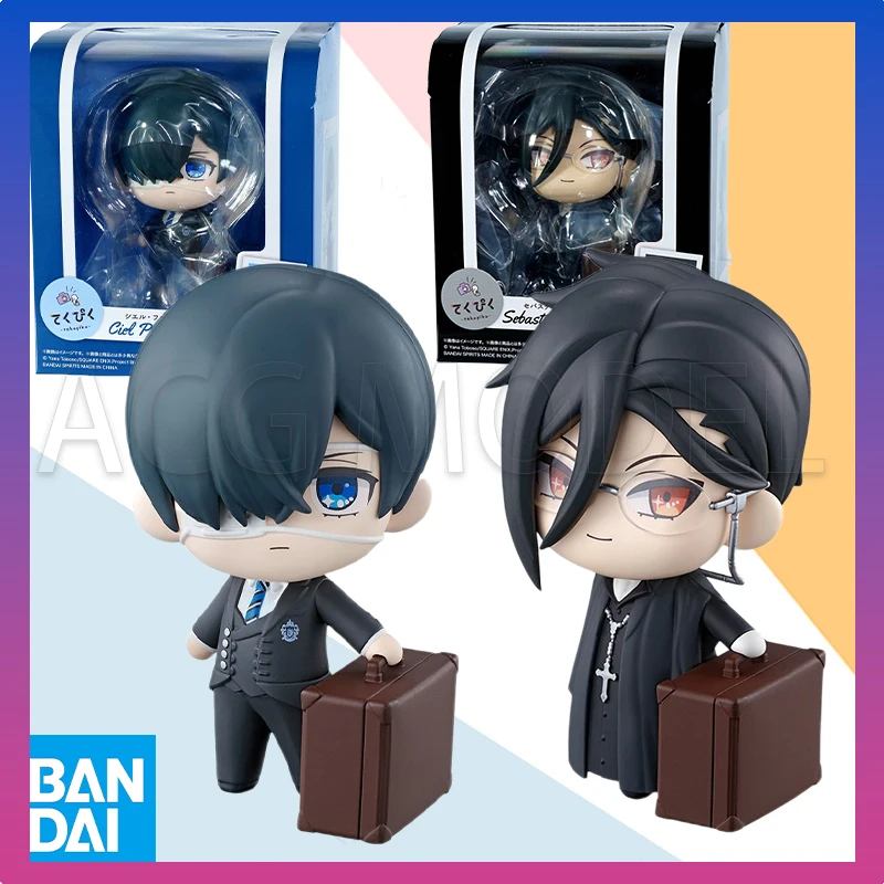 

В наличии Bandai tekupiku Черный дворецкий Сиэль Фантомхайв Себастьян Михаэлис аниме готовая фигурка модель наборы игрушка в подарок