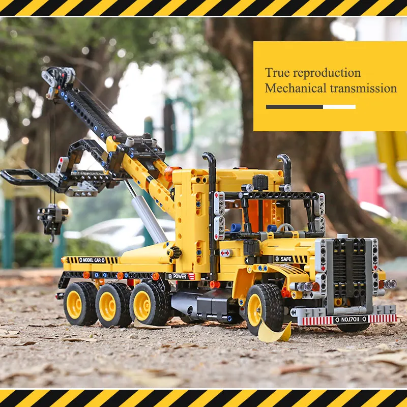 Mould King 17011 Giocattoli per camion tecnici Il MOC-43434 Carro attrezzi Building Block Assembly Set di mattoni per auto Regalo di Natale per bambini