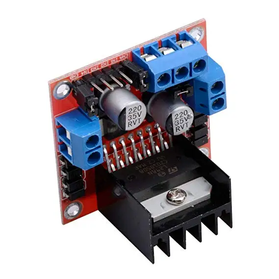 2 pz/lotto Nuovo Dual H Bridge DC Motore Passo-passo Azionamento Modulo Scheda Controller L298N per arduino KIT FAI DA TE