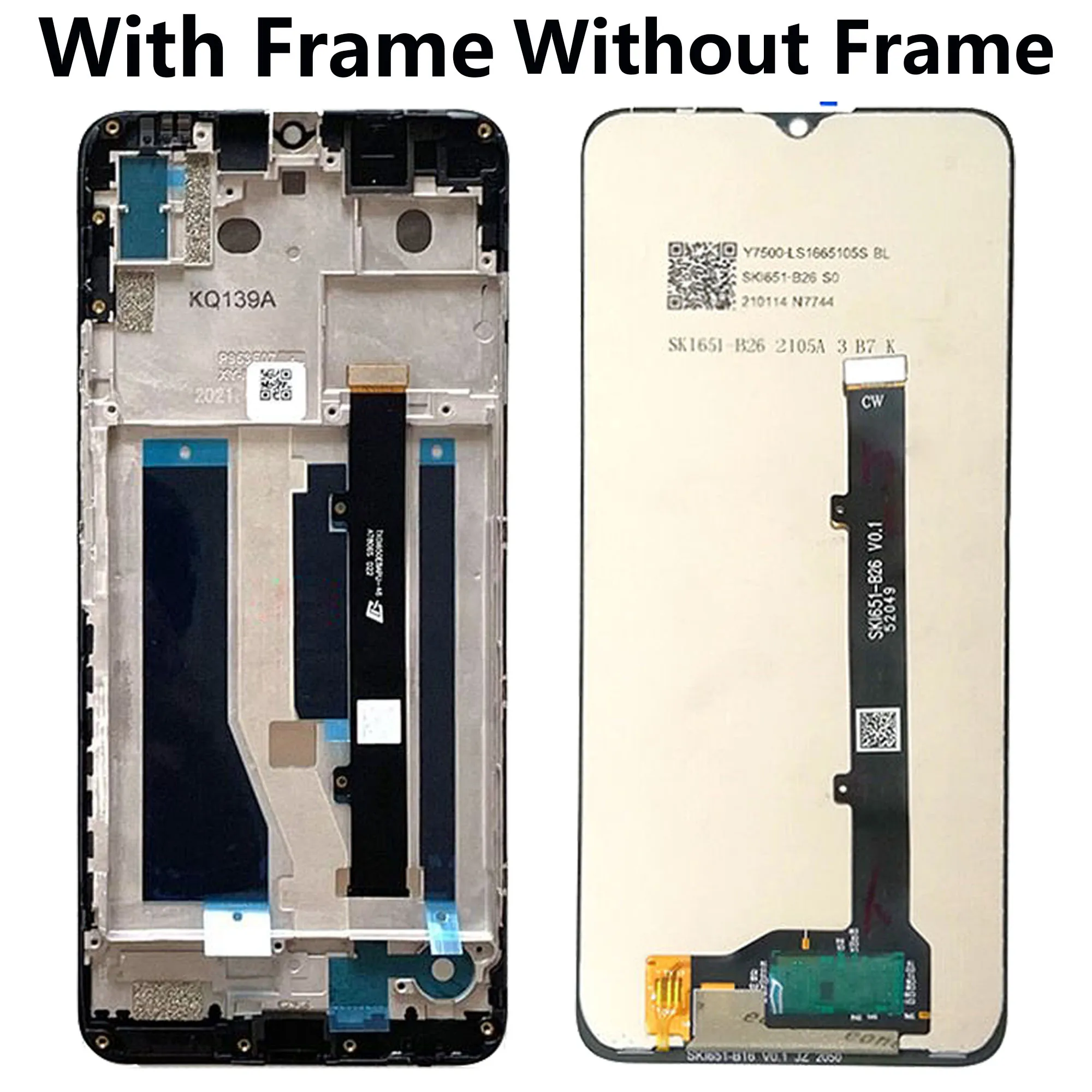 Original LCD For Zte Blade A71(2021) A7030 Touch Screen Digitizer Assembly Replacement Display Repair Parts