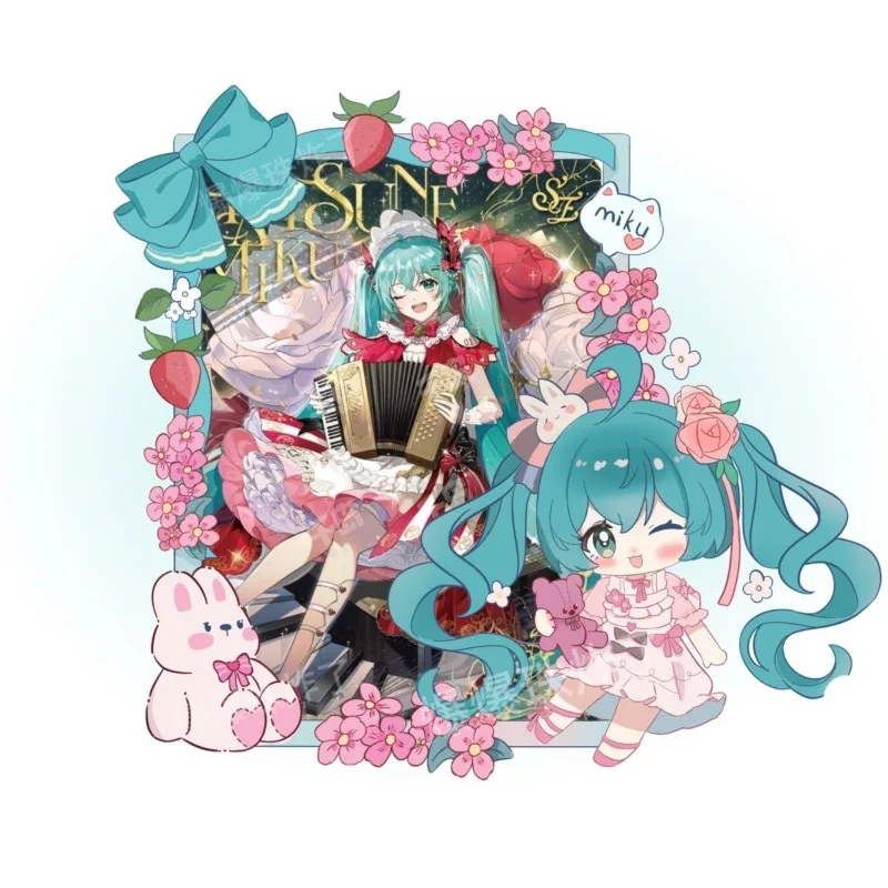 Hatsune Miku Acrylic Card Frame Hatsune Miku Project Diva Anime Peripherals Insert A Card Standing Board Good-looking Ornament