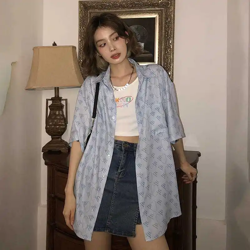 

Vintage Plaid Shirts Women Lapel Collar Button-up Relaxed Fit Long Sleeves Perfect for College Style or Autumn Daily Wear Looks