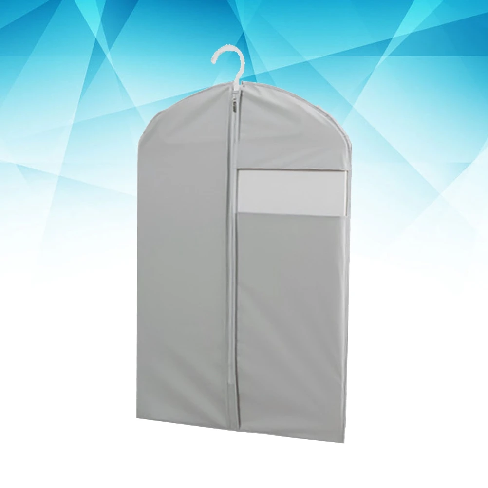 

Clothing PEVA Covers with Zipper Breathable Clothes Suits Dresses Storage Protector Cover Bag 60 x 90 (Light Grey)