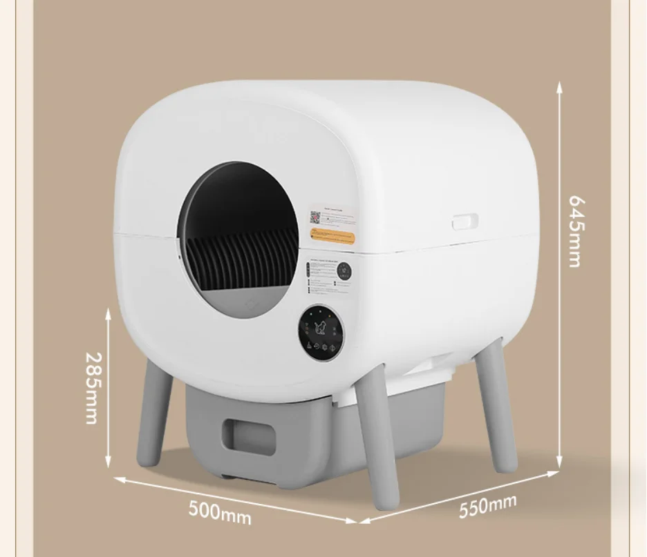 Automatic Cat Litter Box App Control Closed Cat Litter Box Extra Large Sandbox Self-cleaning Cat Litter Box Pet Supplies Toilet