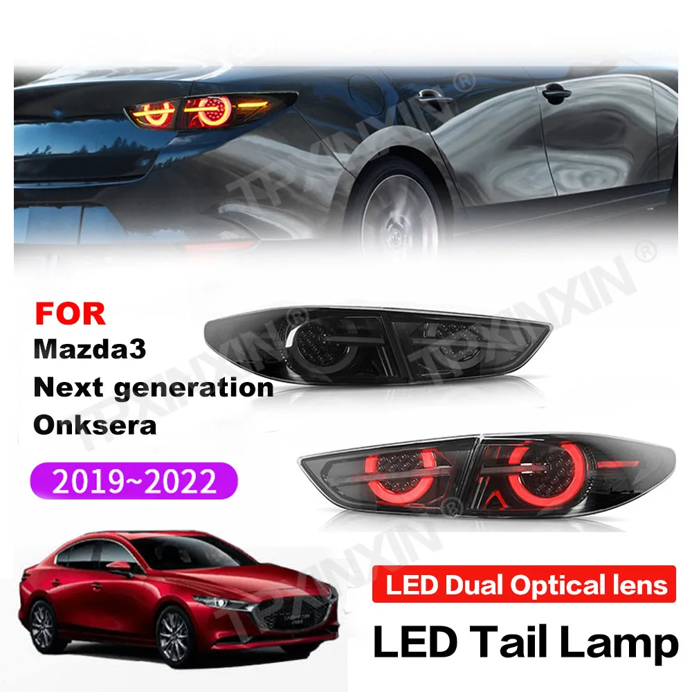 

Car LED Tail Light For Mazda 3 Atenza 19-22 Auto Replacement LED Tail Lamp Assembly streamer Steering modified Total Accessorie