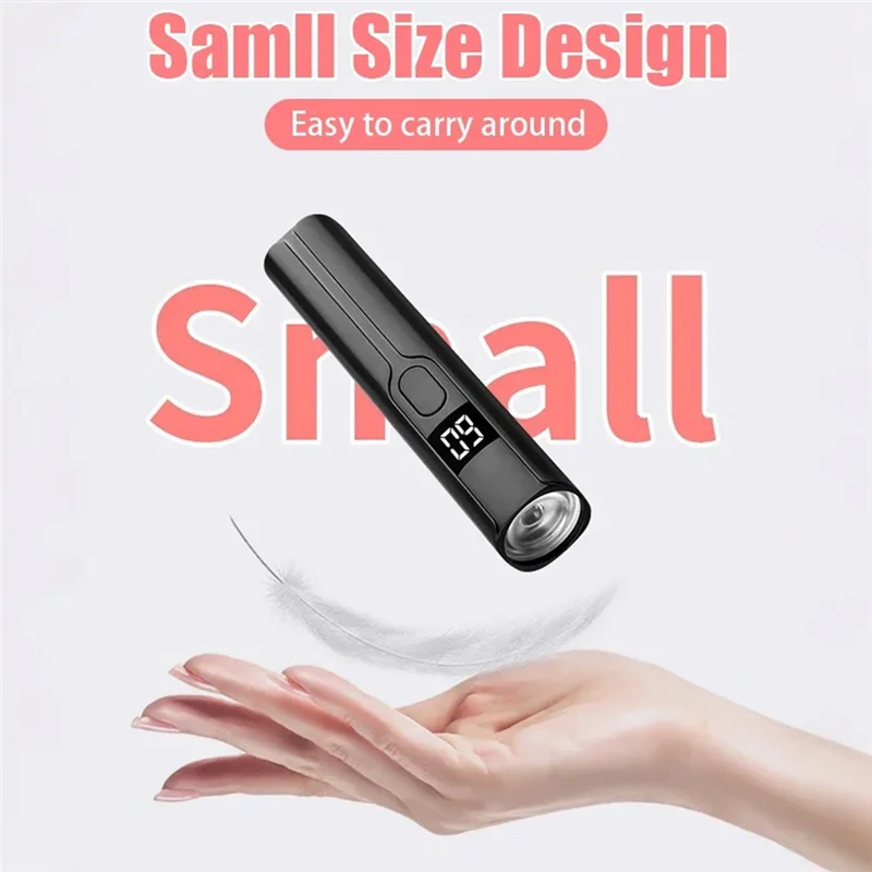 A76G-mini uv led lâmpada secador de unhas 365uv ultravioleta cura violeta luz usb recarregável detector de dinheiro lanterna luz mão b